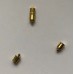 Magneetslotje tube goudkleur 6 x 17 mm